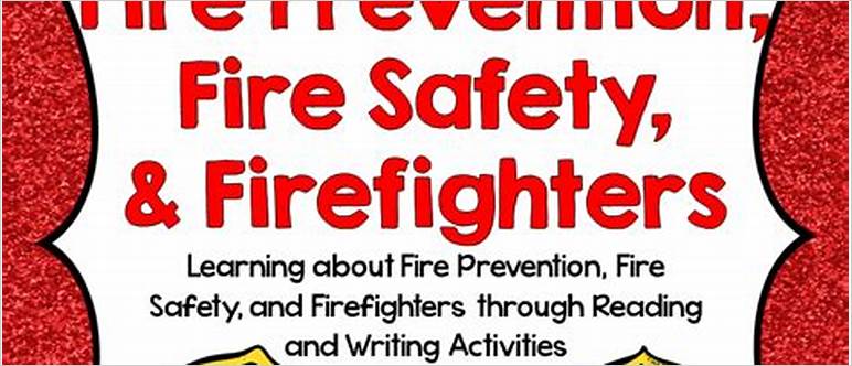 Fire prevention month activities